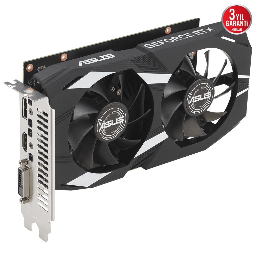 Asus DUAL-RTX3050-O6G RTX3050 6Gb Gddr6 Hdmı 3xDp Pcı-e 4.0 Ekran Kartı