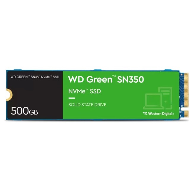 Wd SN350 500 Gb 2400/1500/MB/s M2 PCIe NVME Ssd WDS500G2G0C
