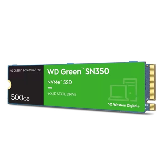 Wd SN350 500 Gb 2400/1500/MB/s M2 PCIe NVME Ssd WDS500G2G0C