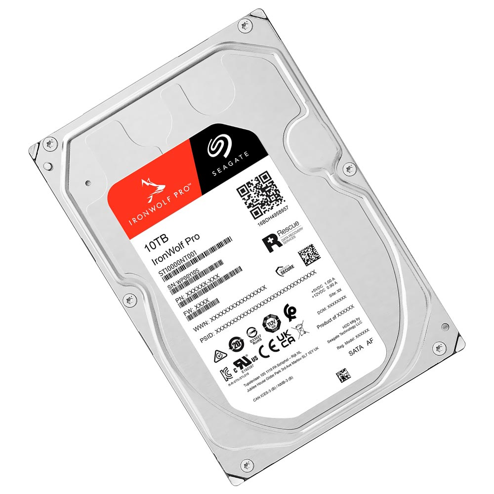 Seagate Ironwolf Pro ST10000NT001 10Tb 7200Rpm 256Mb Sata3 6Gbit/sn Nas Hdd