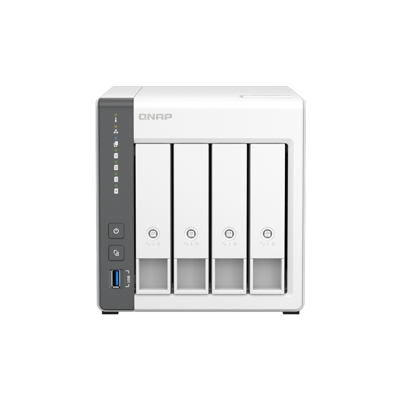 Qnap Turbonas TS-433-4G 4 Bay 1xGlan 1x2.5Glan Nas Depolama Ünitesi