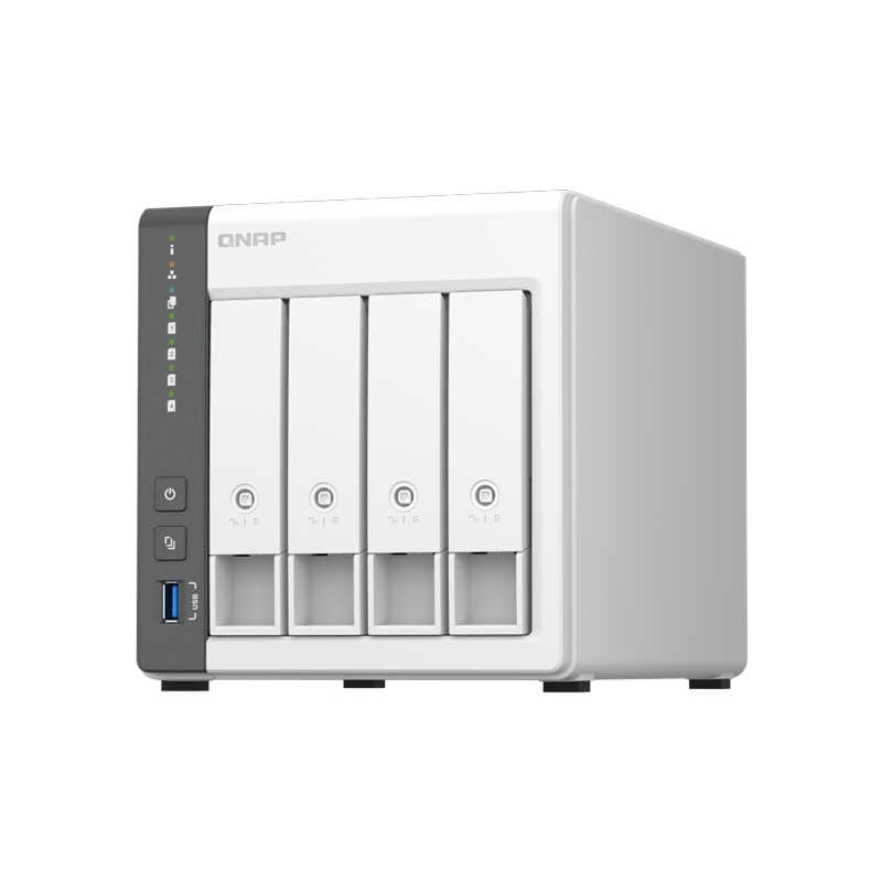 Qnap Turbonas TS-433-4G 4 Bay 1xGlan 1x2.5Glan Nas Depolama Ünitesi