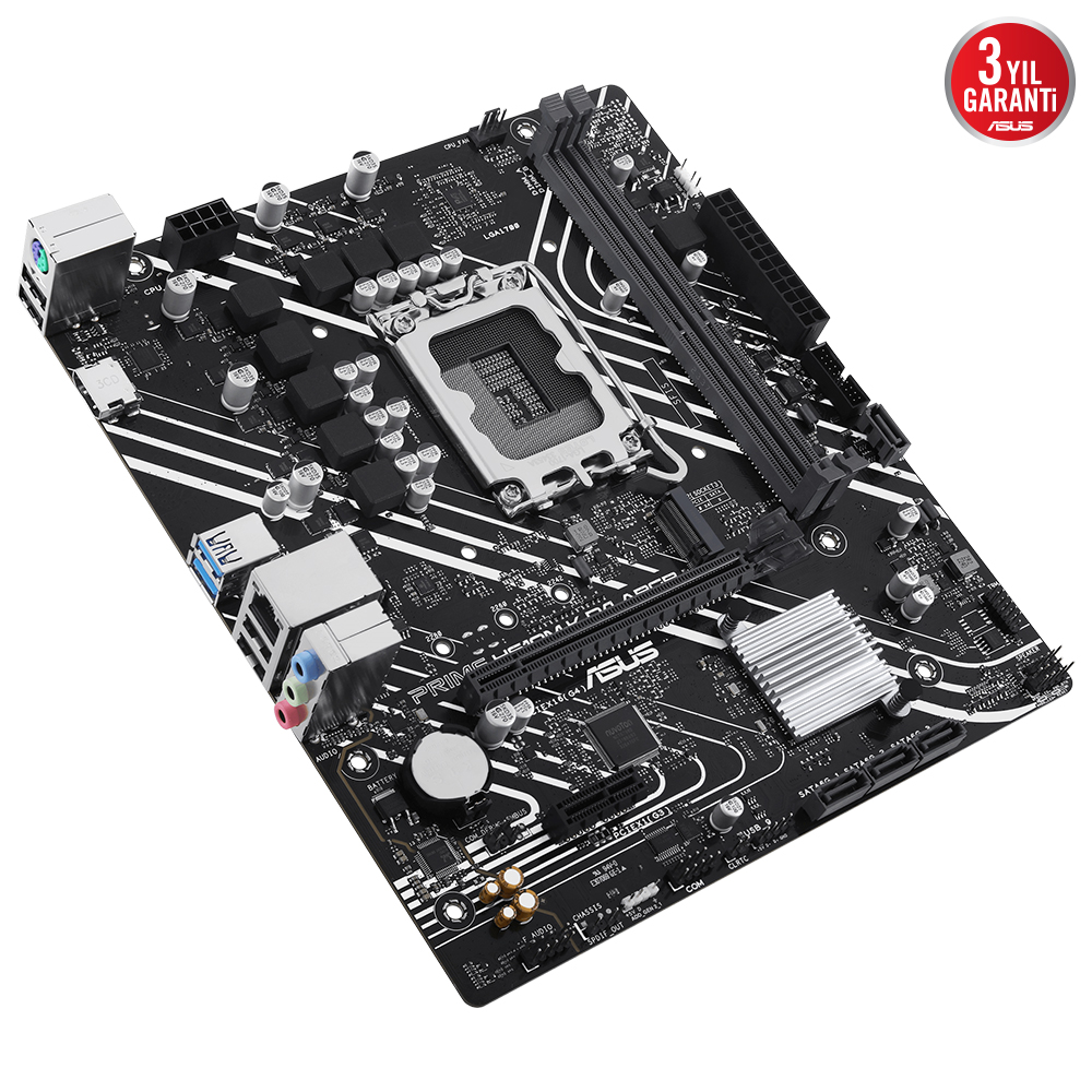 Asus Prime H610M-K D4 Argb 2xDDR4 Vga/Hdmı 1xM.2 1xGLAN 1700P Anakart