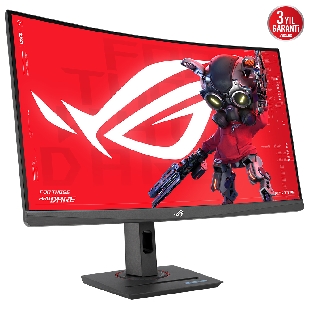 Asus Rog Strix XG27WCS 27’’ 1Ms 180Hz QHD 2560x1440 Dp/Hdmı/Type-c Vesa Pivot Ips Led Gaming Monitör
