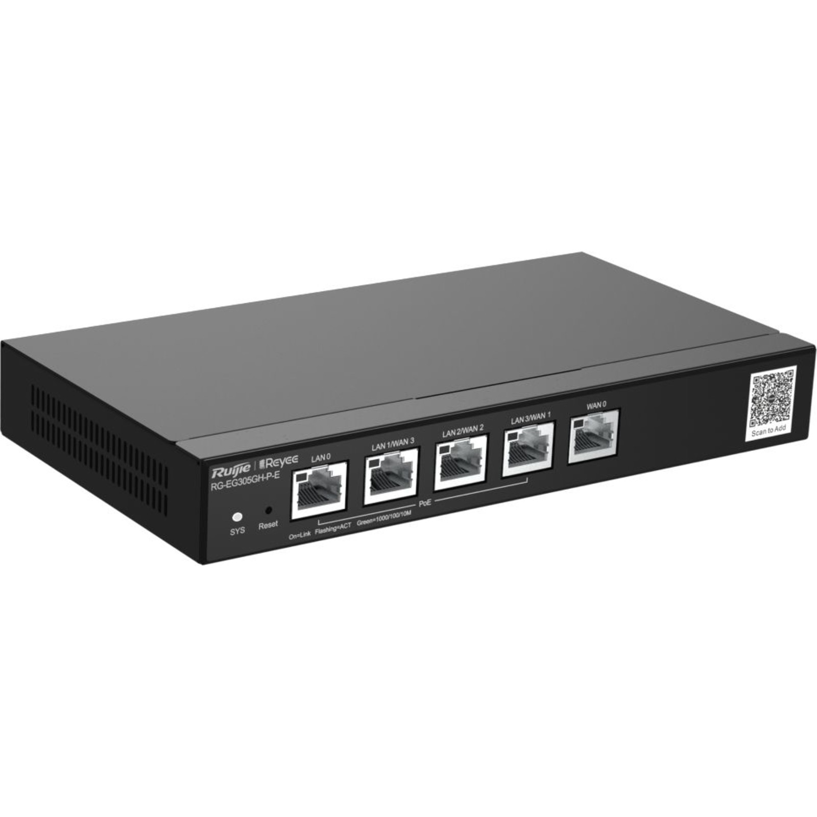 Ruijie RG-EG305GH-P-E 5 Port 10/100/1000 4 Port Poe Yönetilebilir Gateway/Router