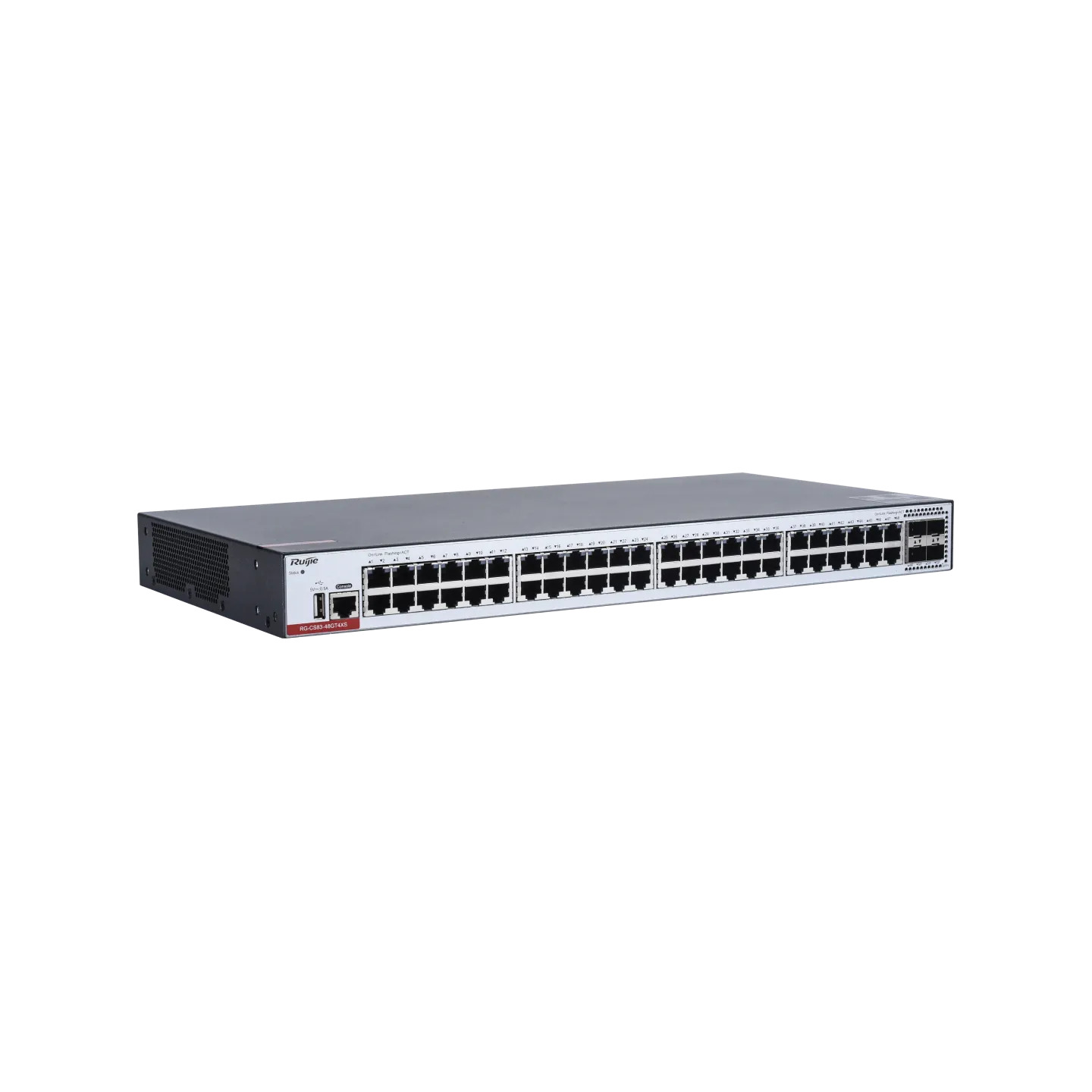 Ruijie RG-CS83-48GT4XS 48 Port 10/100/1000 4-Port 1G/10G Layer 3 Yönetilebilir +Cloud Managed Rack Mount Switch