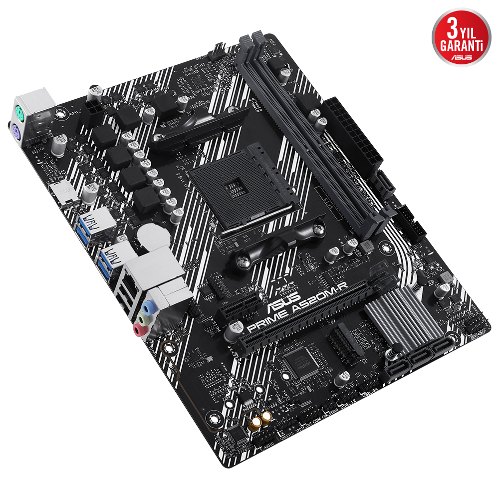 Asus Prime A520M-R 2xDDR4 Hdmı 1xM2 Am4 Anakart