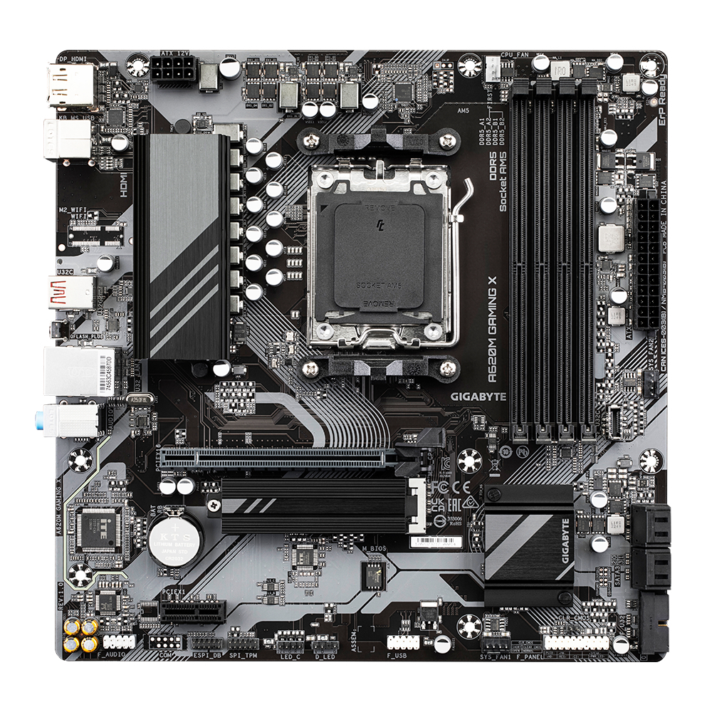 Gigabyte A620M-Gaming-X 4xDdr5 Hdmi+Dp 1xM2 Am5 anakart