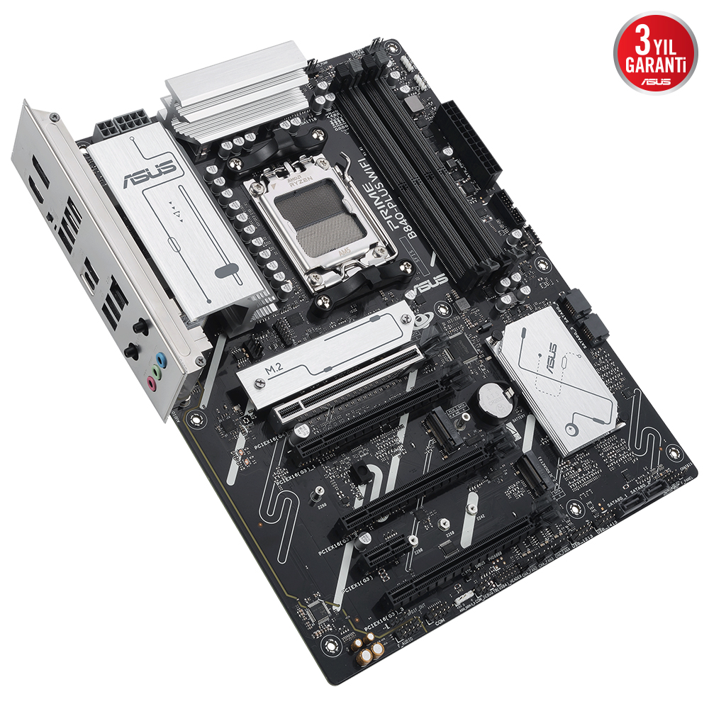 Asus Prime B840-PLUS Wifi 4xDdr5 Dp/Hdmi 3xM.2 Am5 Anakart