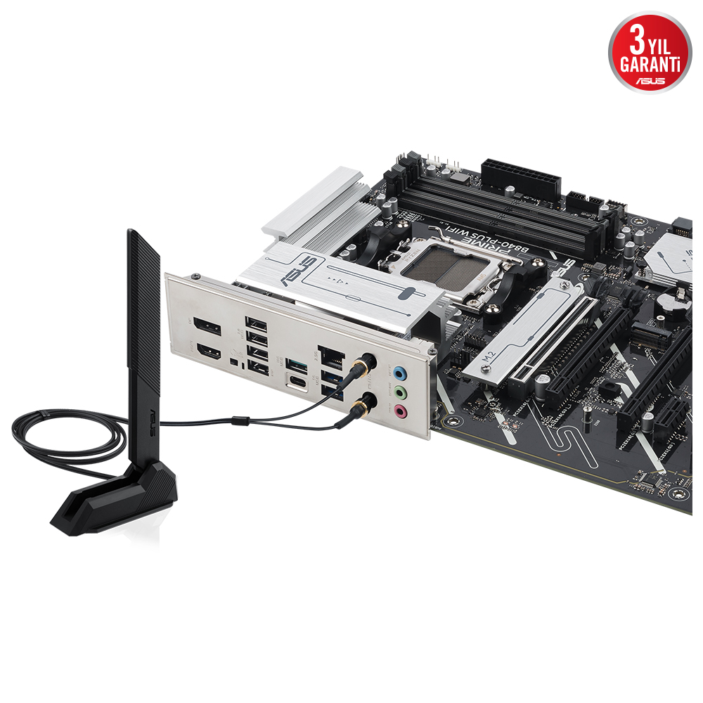 Asus Prime B840-PLUS Wifi 4xDdr5 Dp/Hdmi 3xM.2 Am5 Anakart