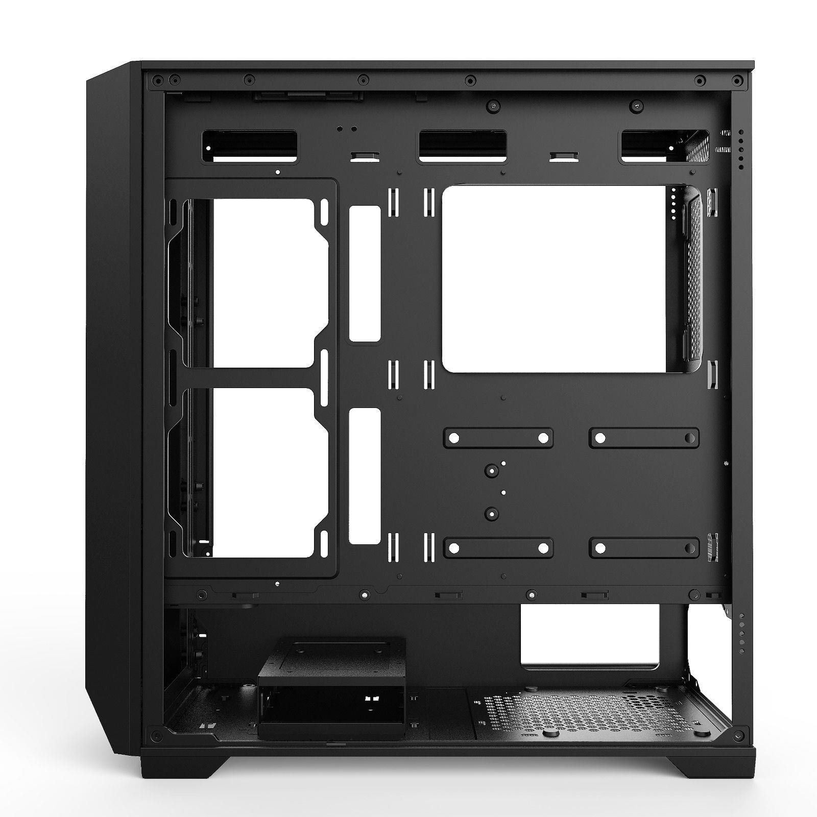 Iromx Orenda BTX-75G3 750w 4x12cm ARGB Fan ATX 2xUsb2.0/1xUsb3.0 360mm Soğutucu Destekli Siyah Kasa