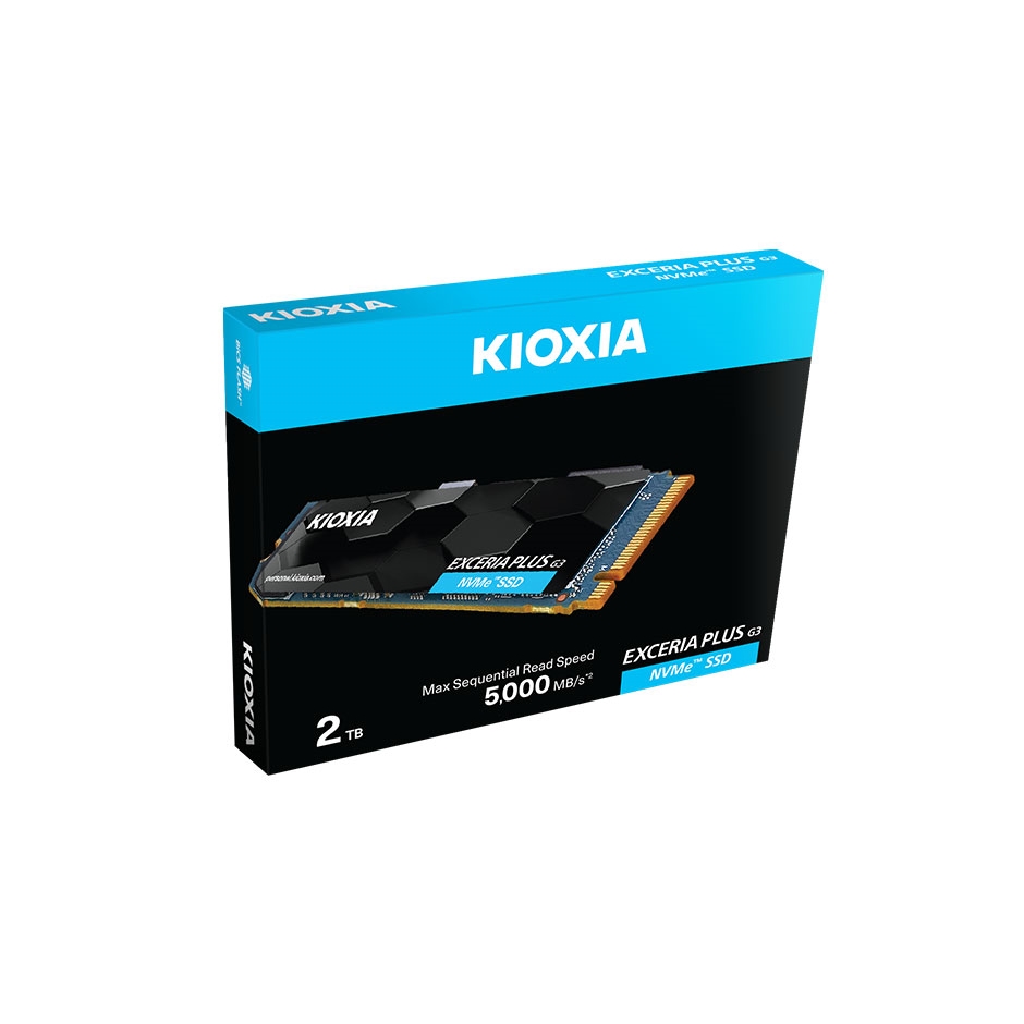 Kioxia Exceria Plus G3 1Tb 5000-3900Mb/s M.2 Pcie 3.0 Nvme Ssd LSD10Z001TG8