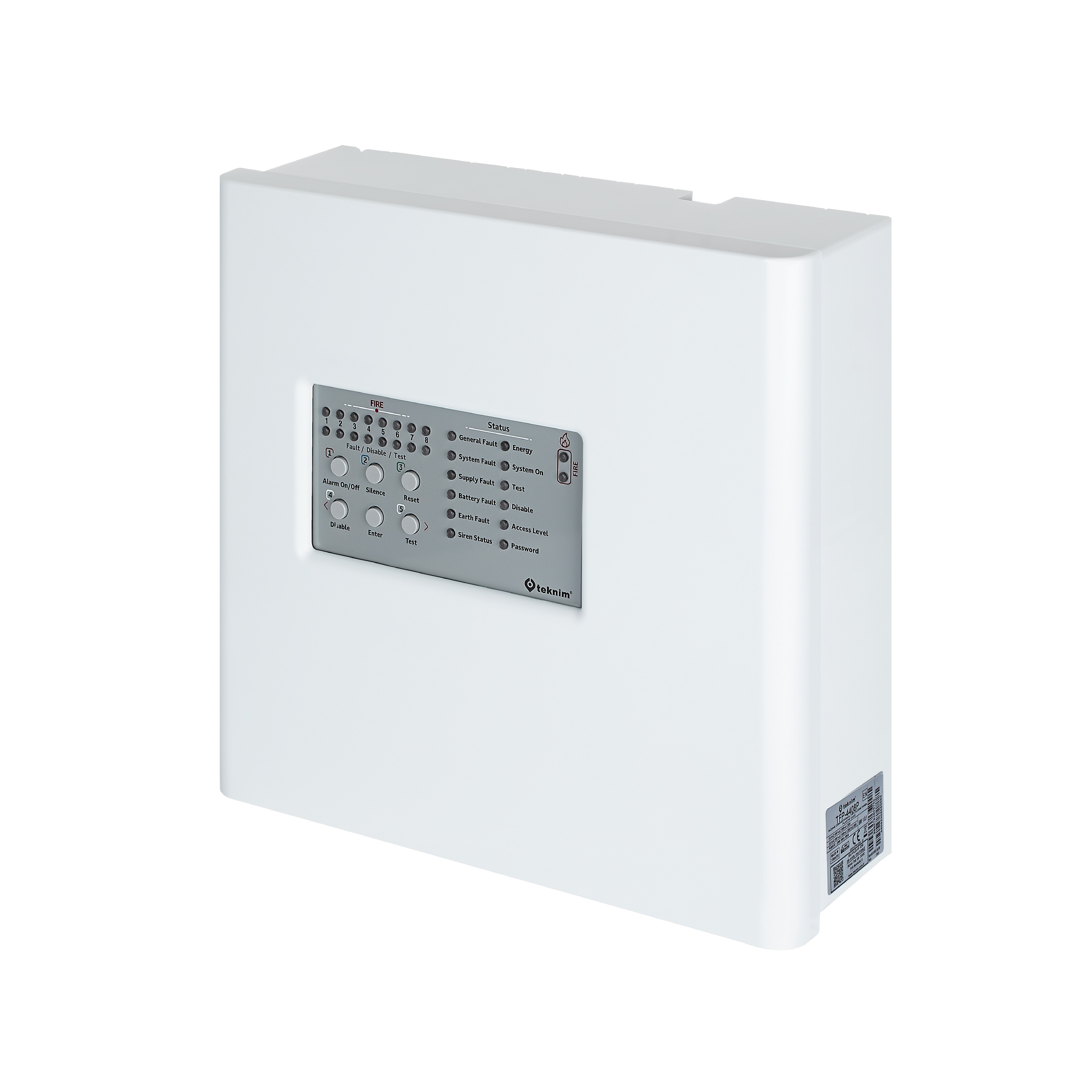 Teknim TFP-4408P 8 Bölgeli Konvansiyonel Yangın Alarm Paneli