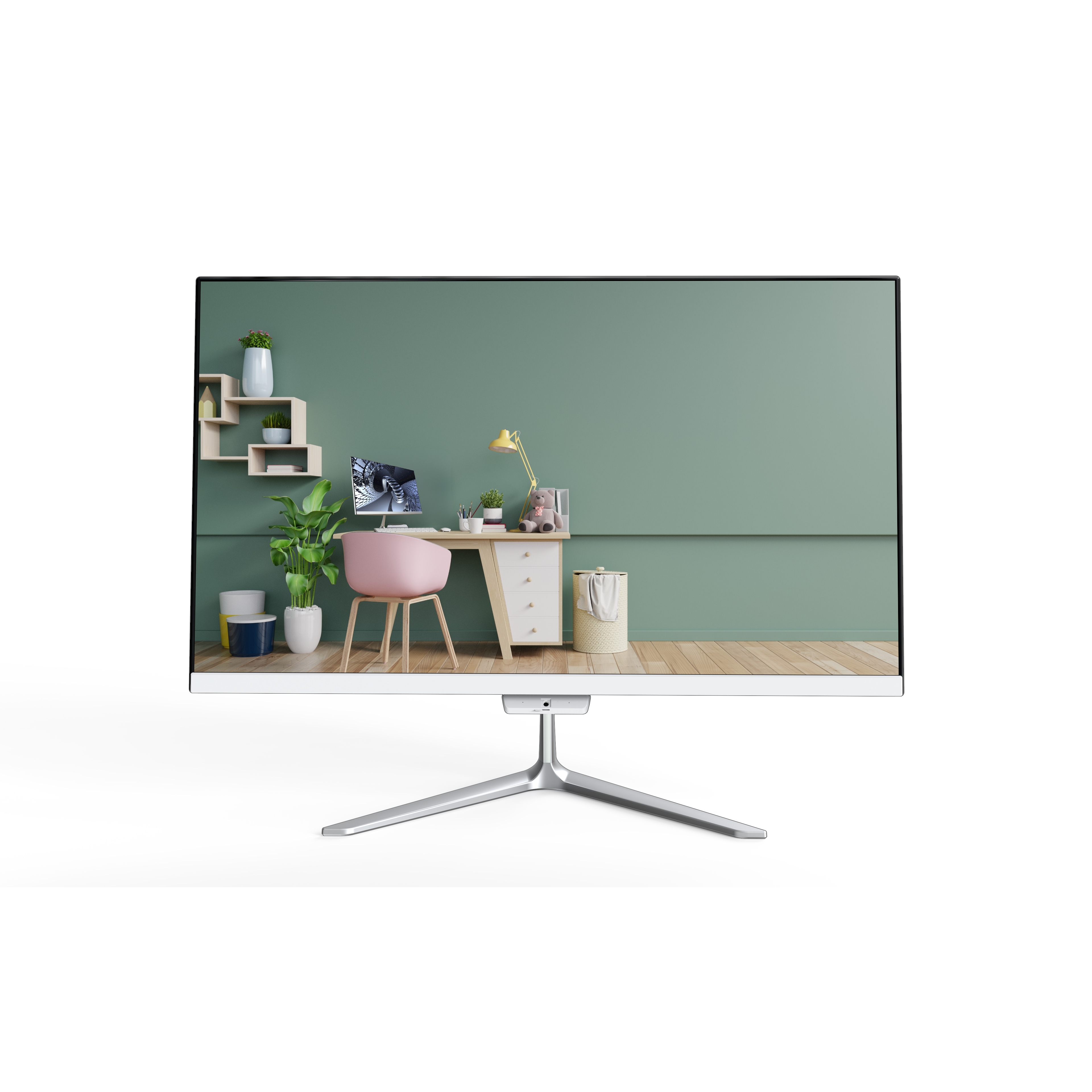 Iromx Mio 24SC12 I5-12450H 16Gb 512Gb Ssd 23.8’’ Fhd Ips Nontouch Free-Dos Beyaz All In One Pc