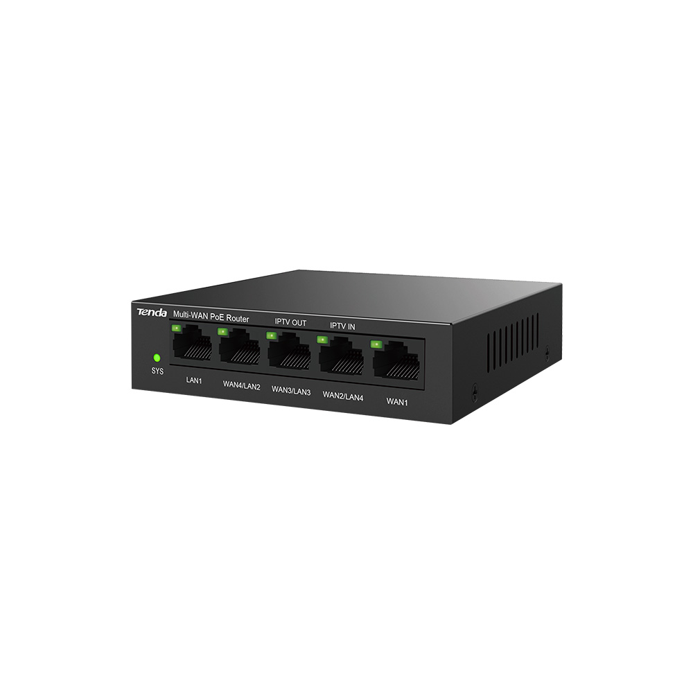 Tenda G0-5G-POE 5Port Gigabit Ethernet PoE Gateway/Router