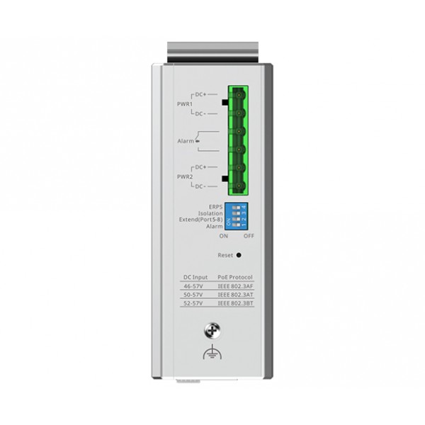 Ruijie Reyee RG-NIS2100-8GT2SFP-HP 8 Port 10/100/1000 8 Port PoE 2 X SFP 240 Watt Ruijie Cloud Yönetilebilir Endüstriyel Switch
