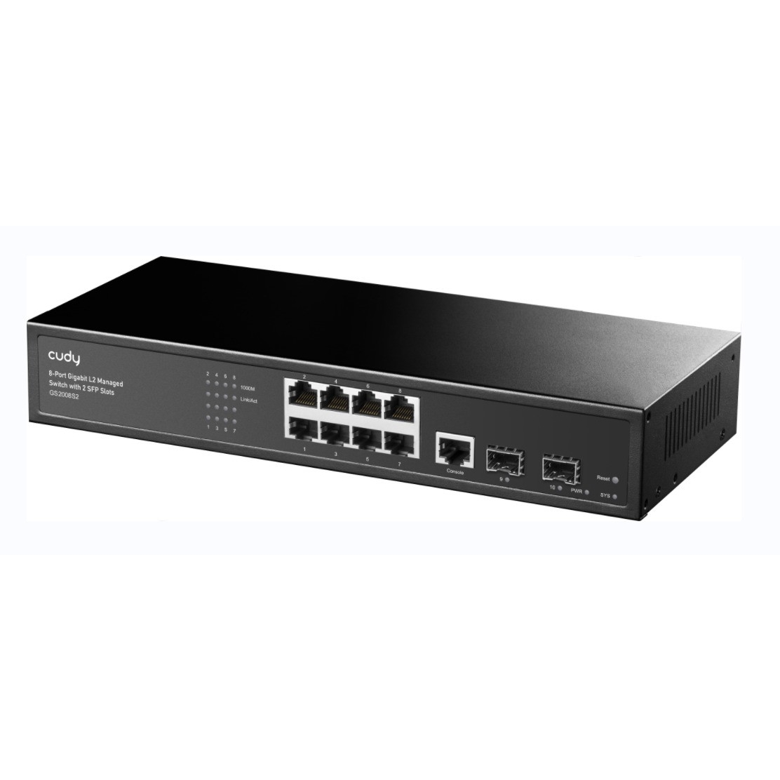 Cudy GS2008S2 8 Port 10/100/1000 Yönetilebilir Rack Mount Switch