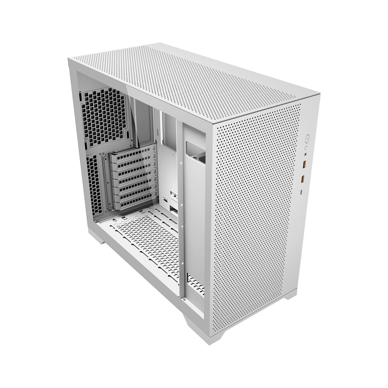 FSP CMT580W 4x Fan E-ATX Beyaz Gaming Kasa