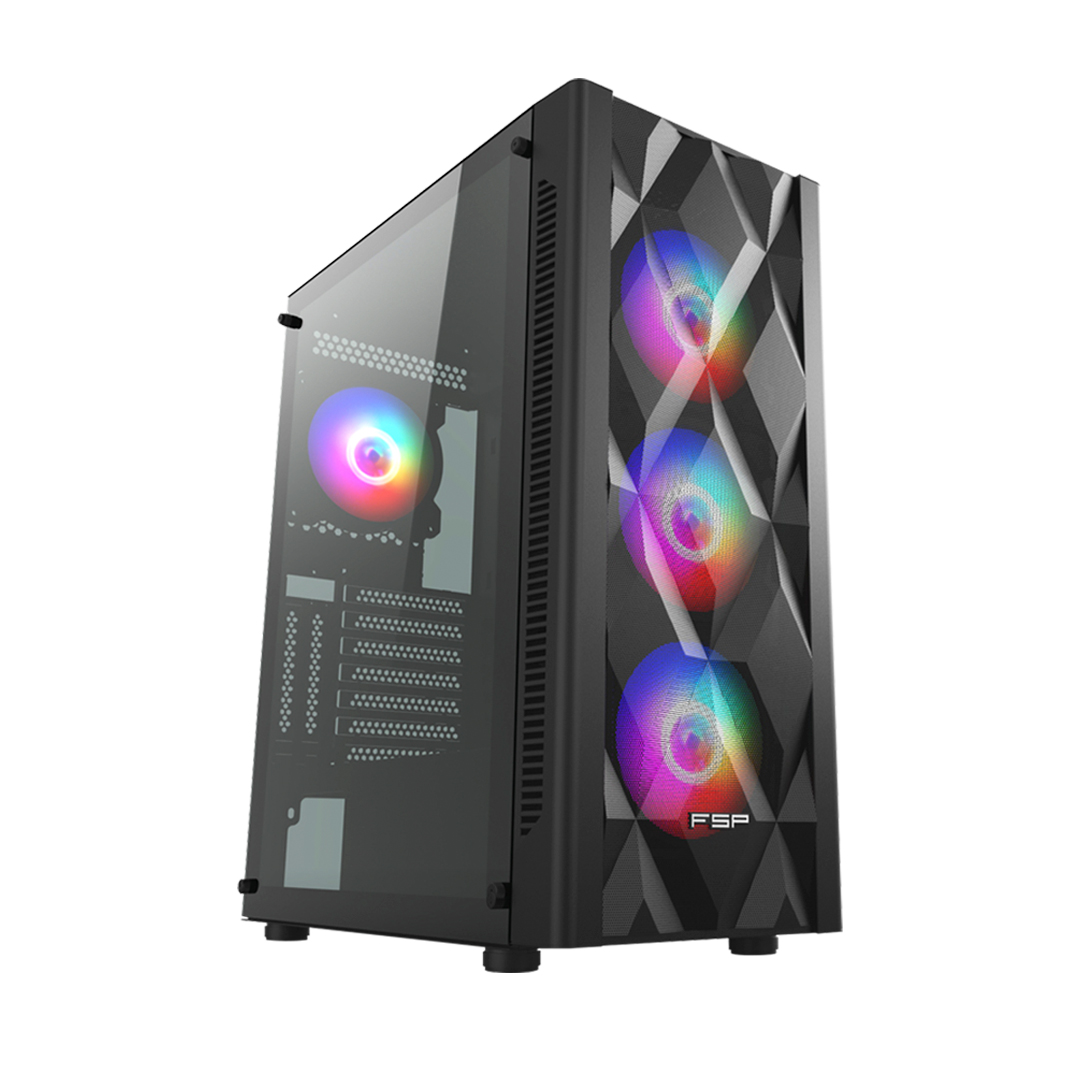 FSP CMT595AL 750w 80+ Gen5 ARGB E-ATX Siyah Gaming Kasa