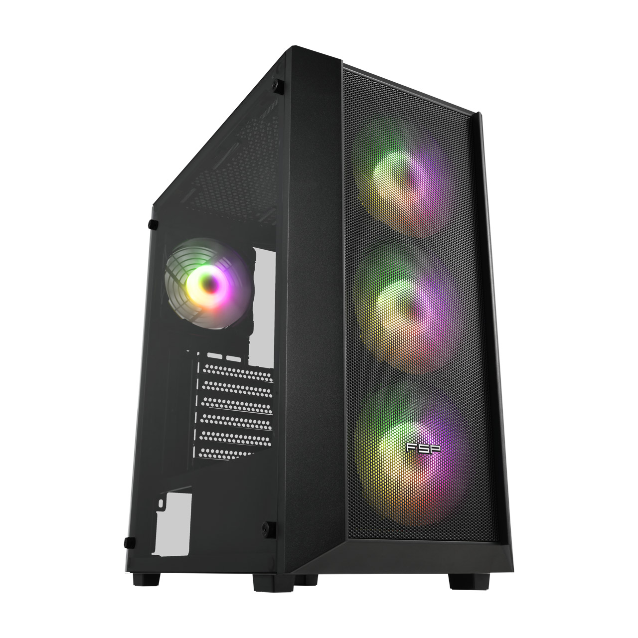 Fsp CMT218 650w 4x Fan E-ATX Siyah Gaming Kasa
