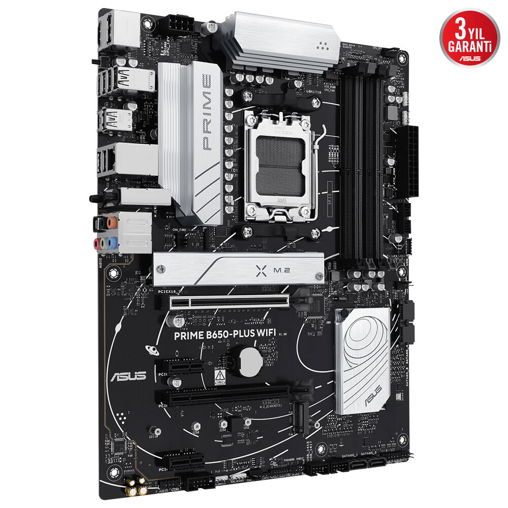 Asus Prime B650-PLUS Wifi 4xDdr5 Dp/Hdmi 2xM.2 AM5 Anakart