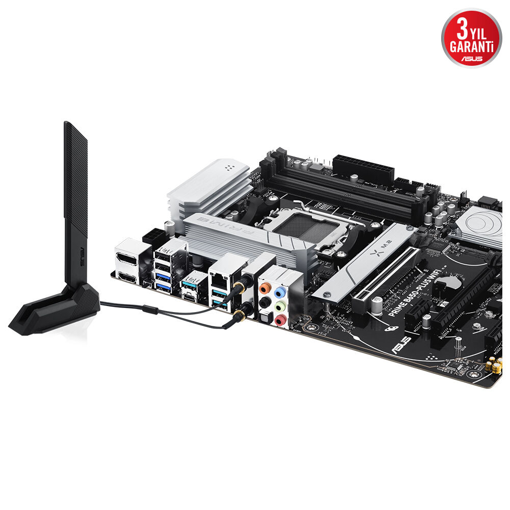 Asus Prime B650-PLUS Wifi 4xDdr5 Dp/Hdmi 2xM.2 AM5 Anakart