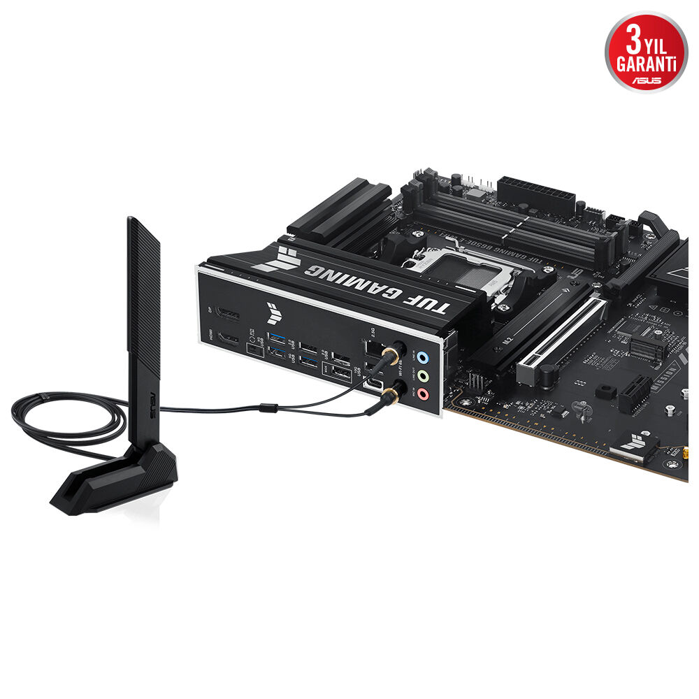 Asus Tuf Gaming B650-E Wifi 4xDdr5 Dp/Hdmi 3xM.2 Am5 Anakart