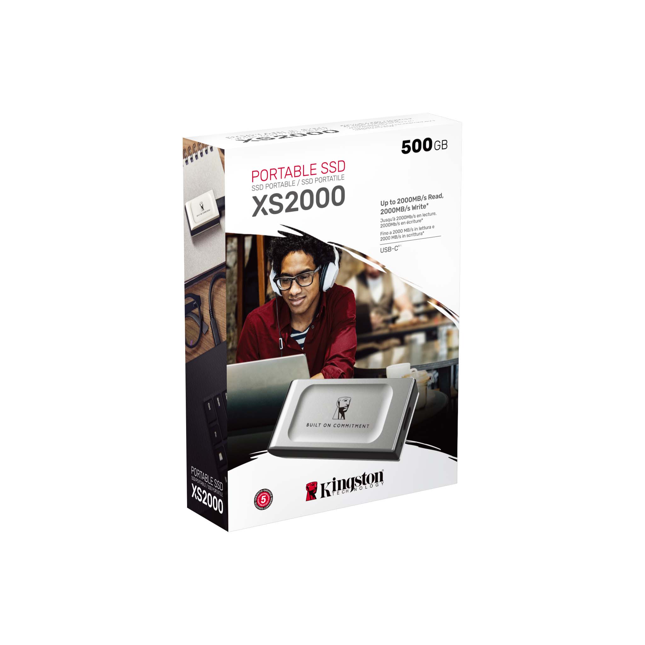 Kingston XS2000 1 Tb 2000/2000MB/s Usb 3.2 Taşınabilir Ssd SXS2000/1000G