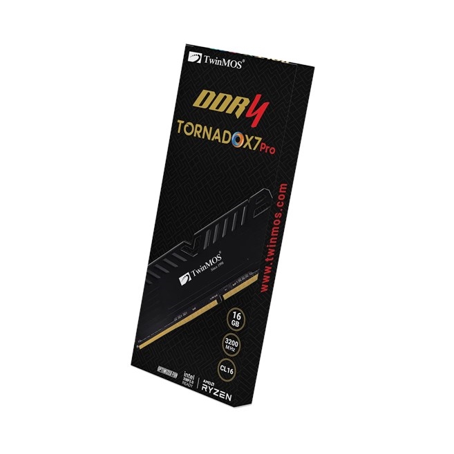 Twinmos 16 Gb 3200Mhz Ddr4 Tornadox7 Soğutuculu TMD416GB3200D16BKX7P Pc Ram