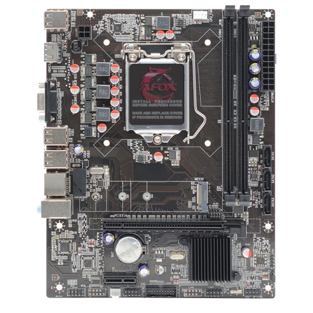 Afox IH61-MA5-V6 H61 2xDdr3 Vga+Hdmi 1x Lan 1X M.2 NVMe Gen3 1155P Anakart