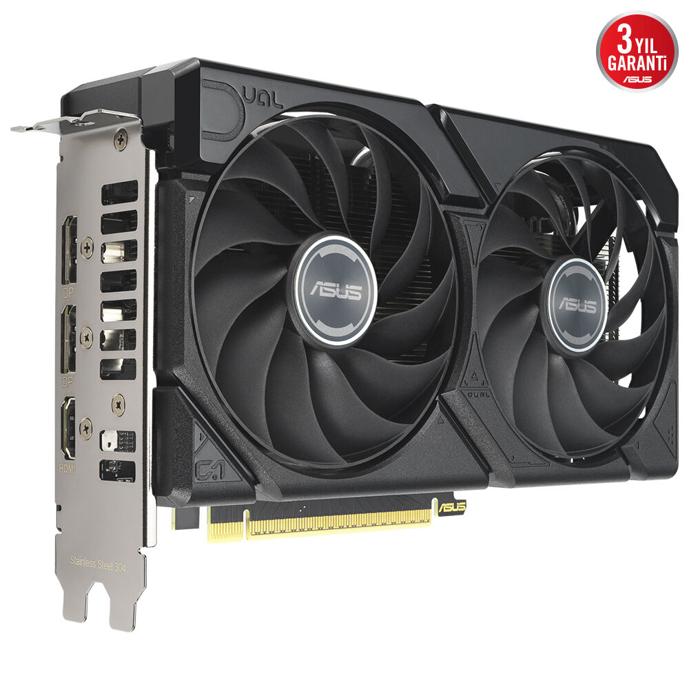 Asus DUAL-RX9060XT-8G RX9060XT 8Gb Ddr7 128Bit 3xDp/1xHdmi
