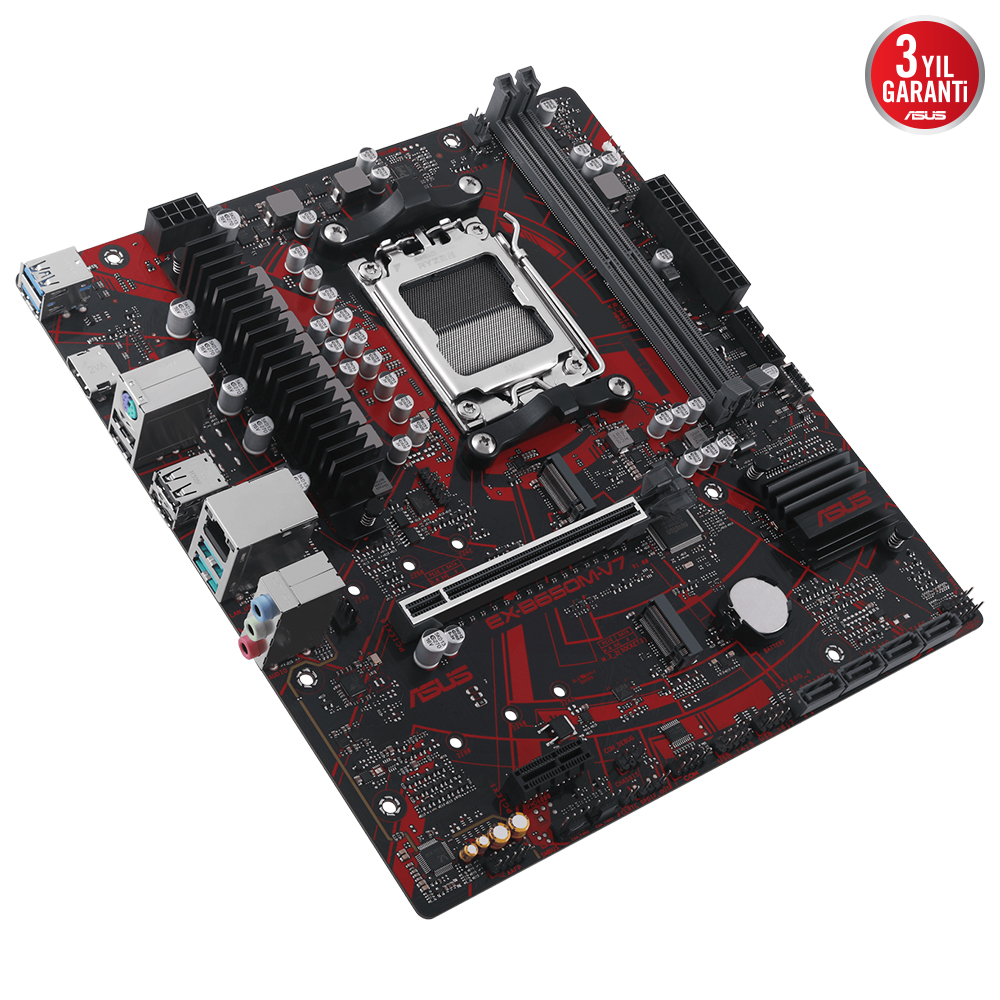 Asus EX-B650M-V7 2xDdr5 Vga+Hdmi 2xM.2 Am5 Anakart