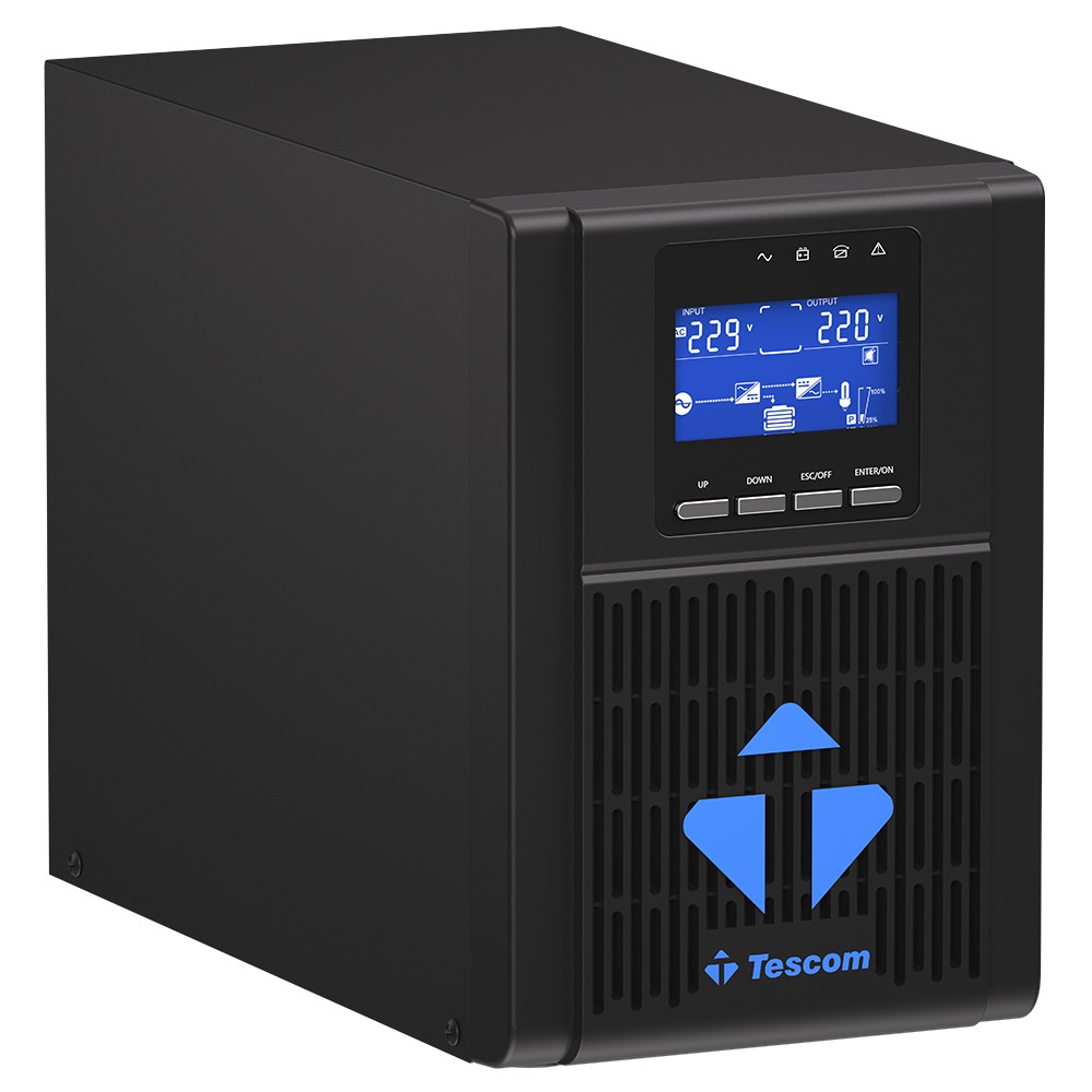 Tescom Neoline 1Kva 2x12V/9AH 1F/1F Online Ups 900040100