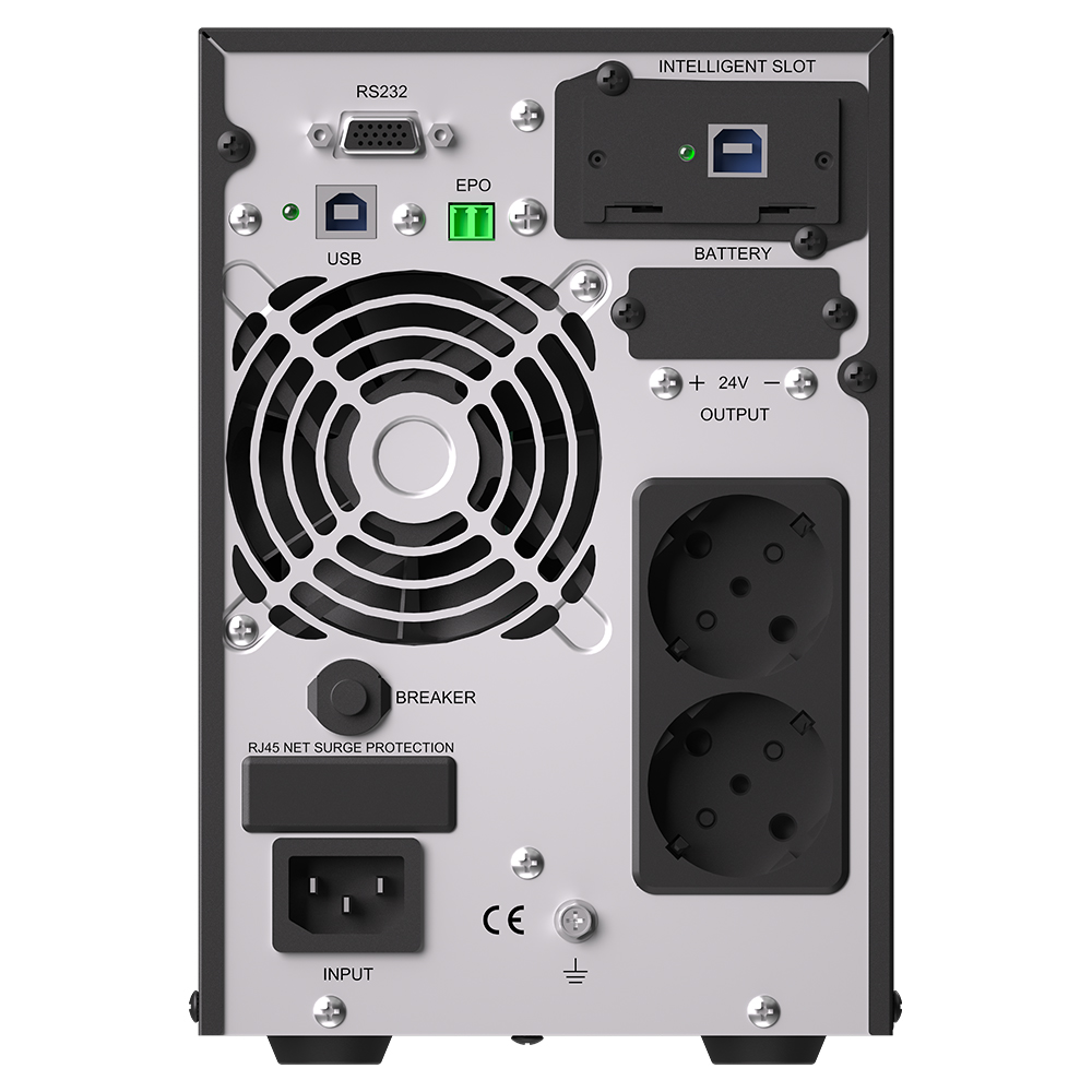 Tescom Neoline 1Kva 2x12V/9AH 1F/1F Online Ups 900040100
