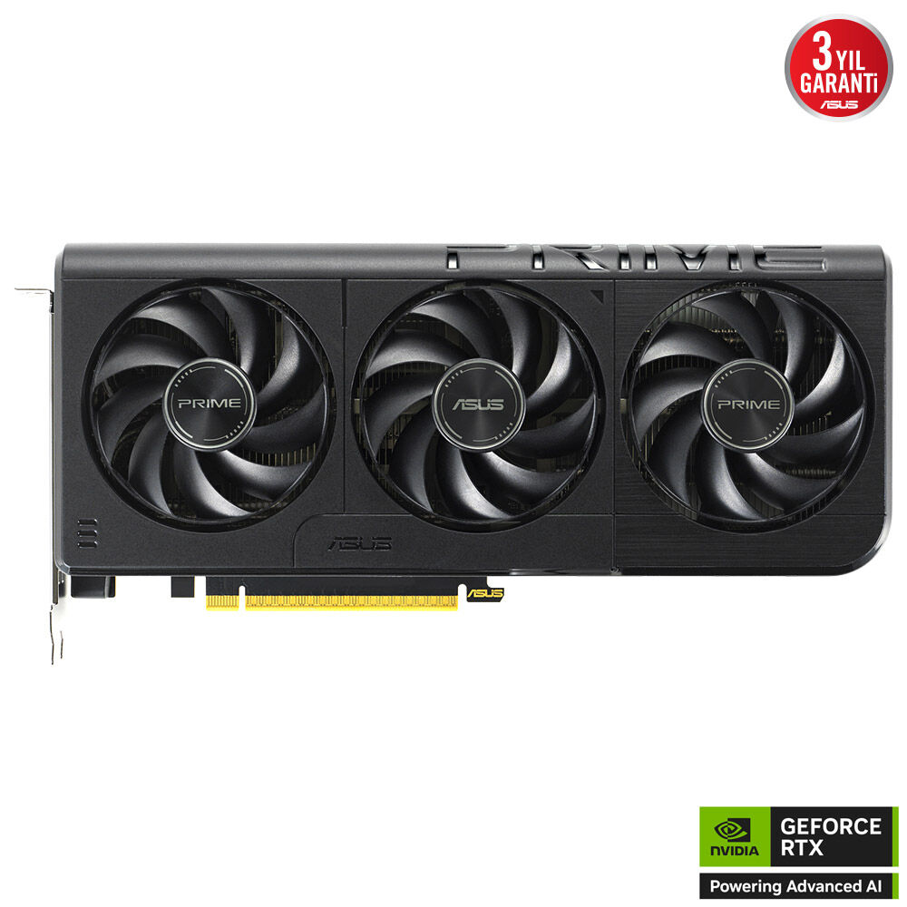 Asus PRIME-RTX5050-O8G RTX5050 8Gb GDdr6-128bit-2707MHz-OC-HDMI-3xDP-DLSS4 Ekran Kartı