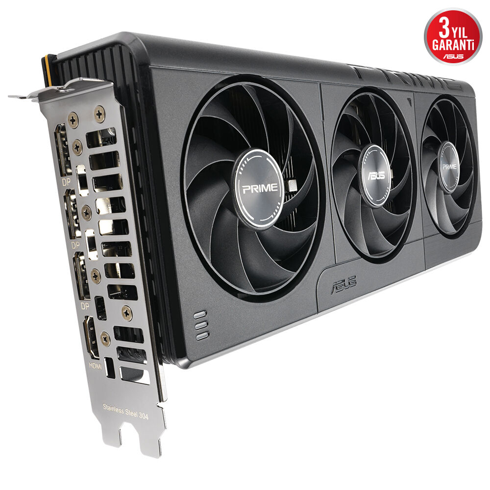 Asus PRIME-RTX5050-O8G RTX5050 8Gb GDdr6-128bit-2707MHz-OC-HDMI-3xDP-DLSS4 Ekran Kartı