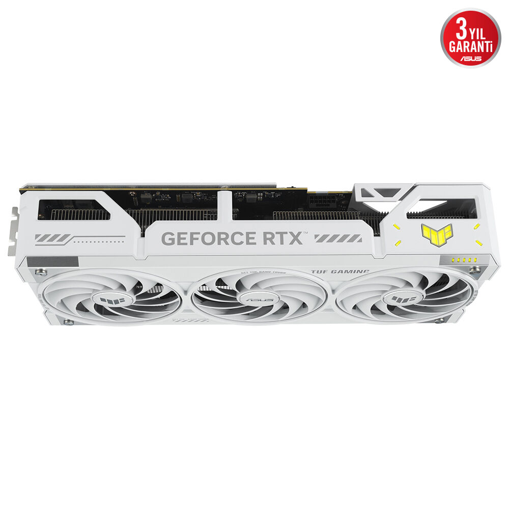 Asus TUF-RTX5070TI-O16G White Gaming Nvidia Geforce Rtx 5070 TI 16Gb Gddr7 265Bit OC 2xHdmi 3xDp Rgb Dlss4 Ekran Kartı
