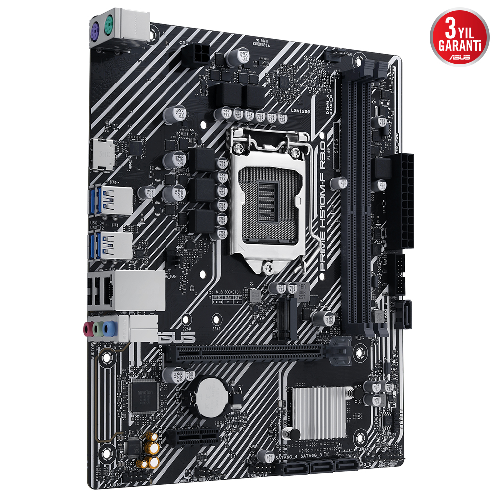 Asus Prime H510M-F R3.0-CSM H510 2xDdr4 Hdmi 1xGlan 1xM.2 1200Pin Anakart