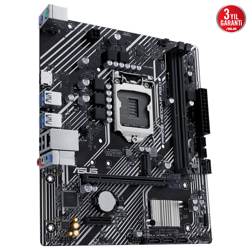Asus Prime H510M-F R3.0-CSM H510 2xDdr4 Hdmi 1xGlan 1xM.2 1200Pin Anakart