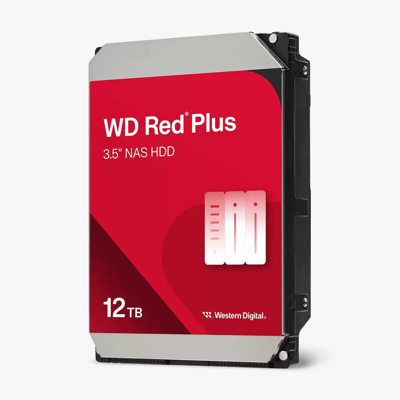 WD Red Plus 12 Tb 7200Rpm 512Mb Sata3 6Gbit/sn WD120EFGX Nas Hdd