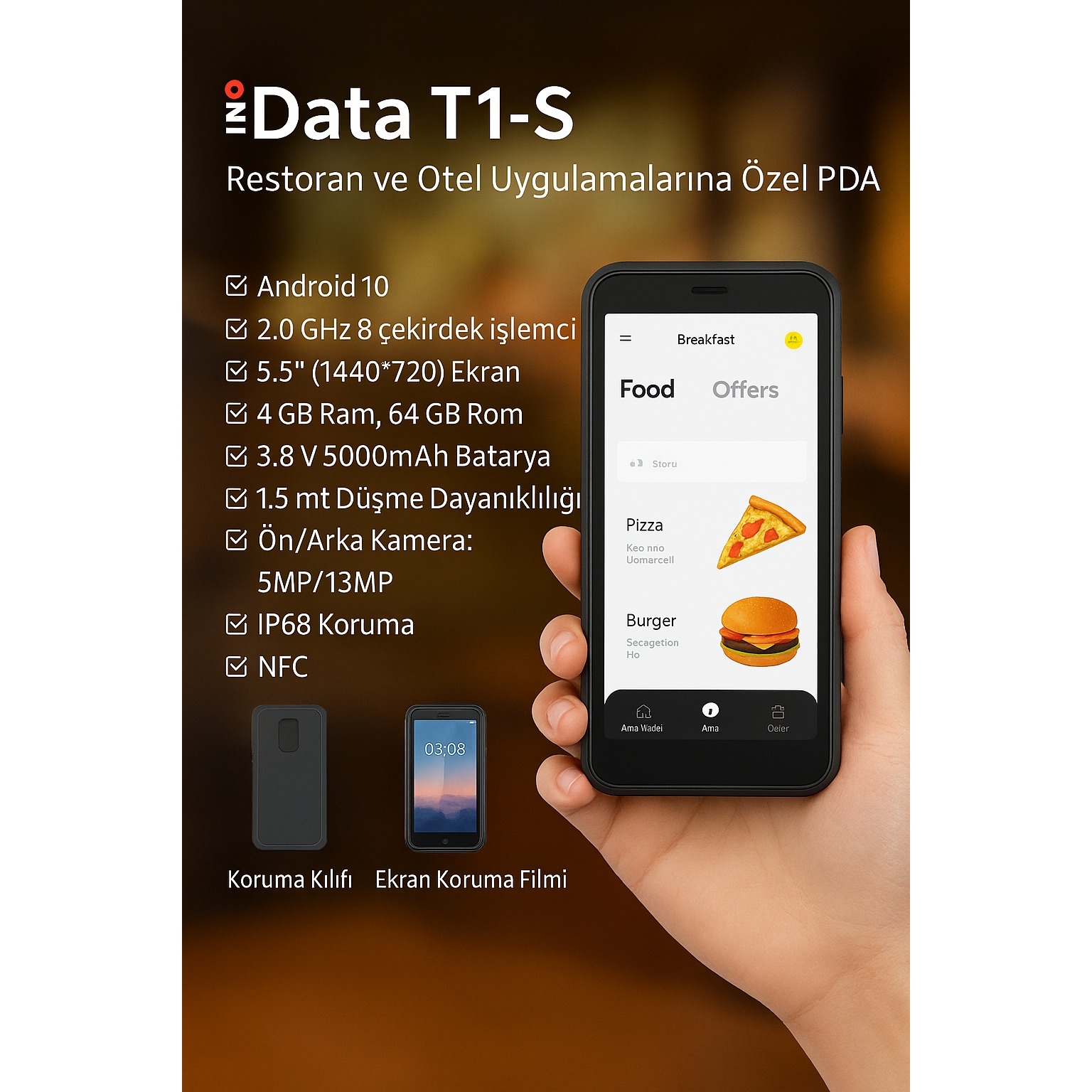 Idata T1S 5.5’’ Wifi Android 10 4 Gb Ram 64 Gb Rom El Terminali