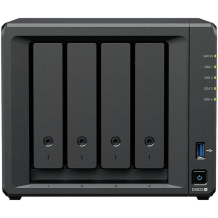 Synology DS925PLUS 4 Gb 4 Bay 2xGlan Nas Depolama Ünitesi