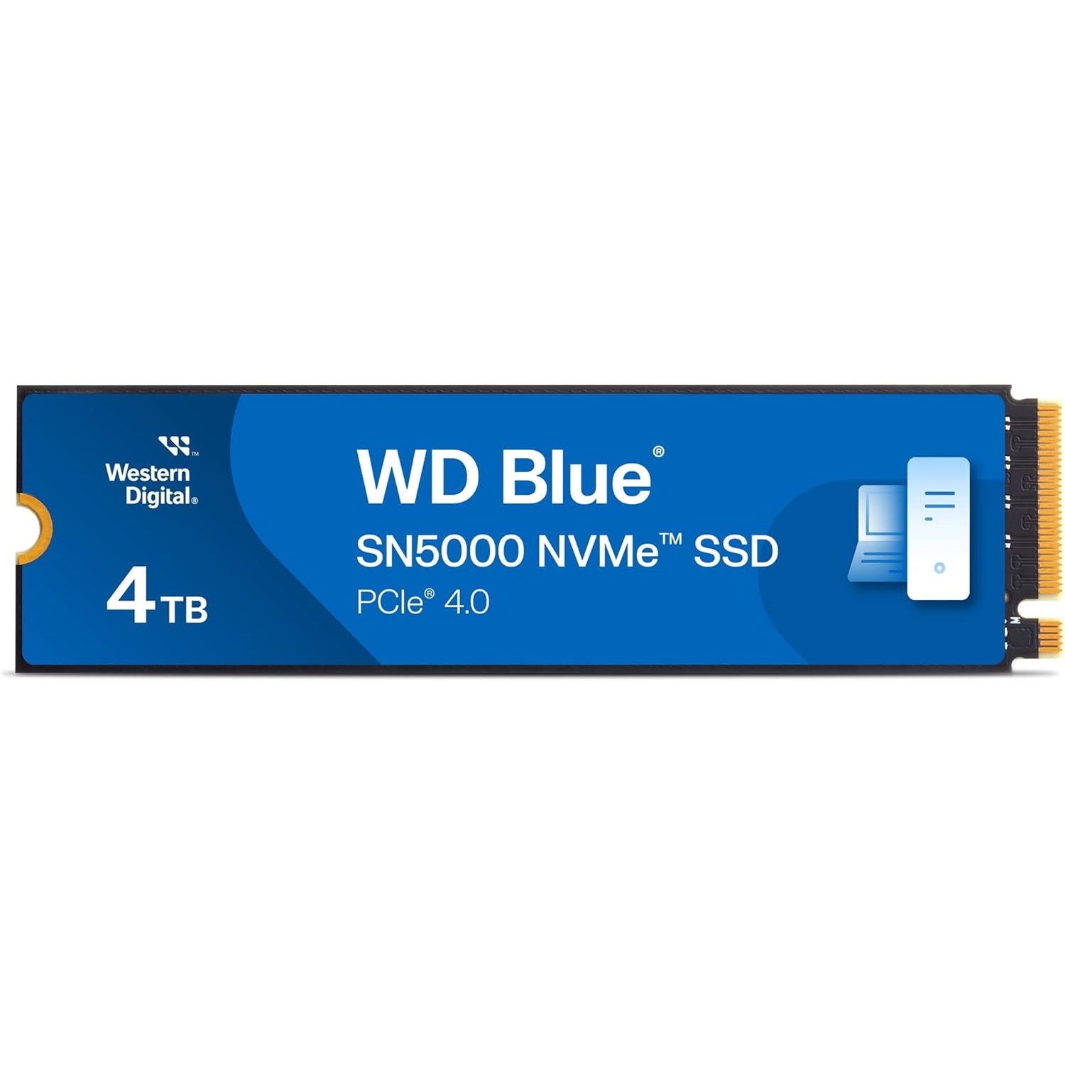WD Blue SN5000 4 Tb 5500/5000Mb/s PCIe 4.0 Nvme Ssd WDS400T4B0E