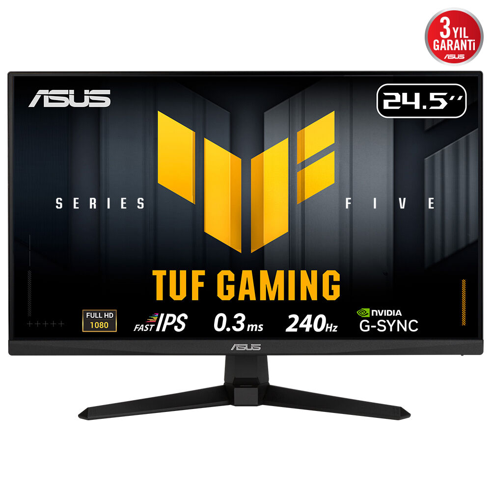 Asus Tuf Gaming VG259QM5A 24.5’’ 0.3 Ms 240Hz 1920x1080 Hdmı/Dp Fast IPS Gaming Monitör