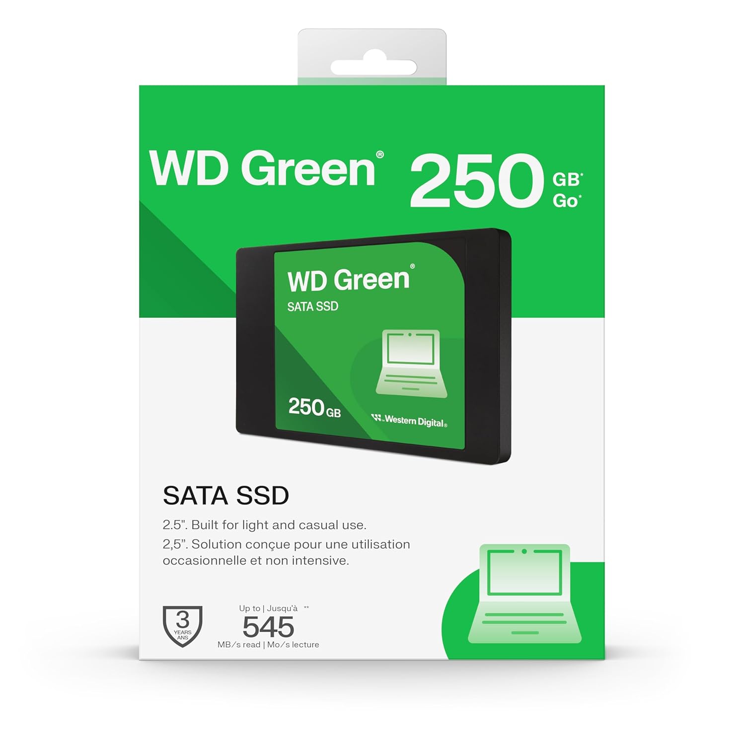 WD Green 250 Gb 545/465Mb/s Sata 3.0 Ssd WDS250G5G0A