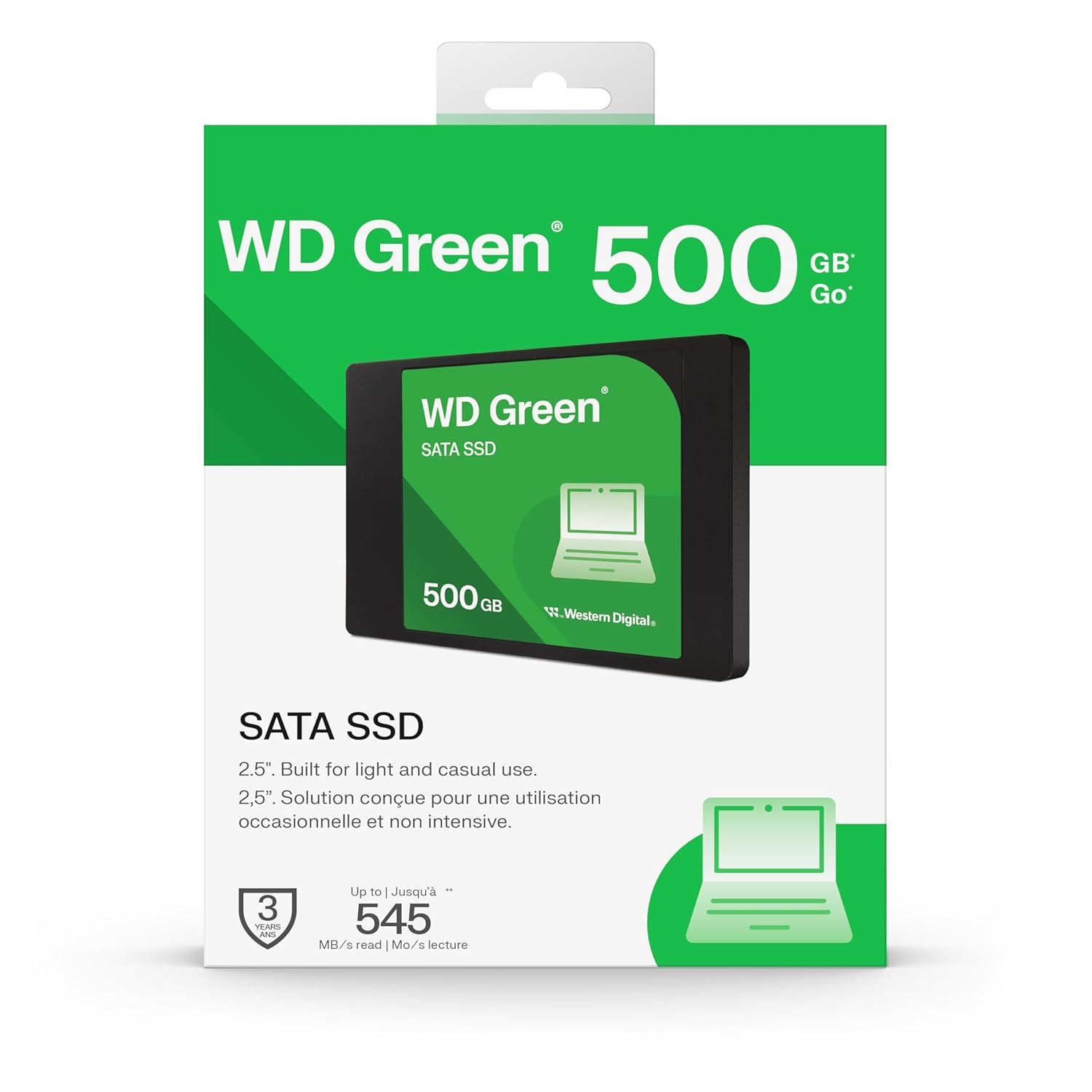 WD Green 500 Gb 545/465MB/s Sata 3.0 Ssd WDS500G5G0A