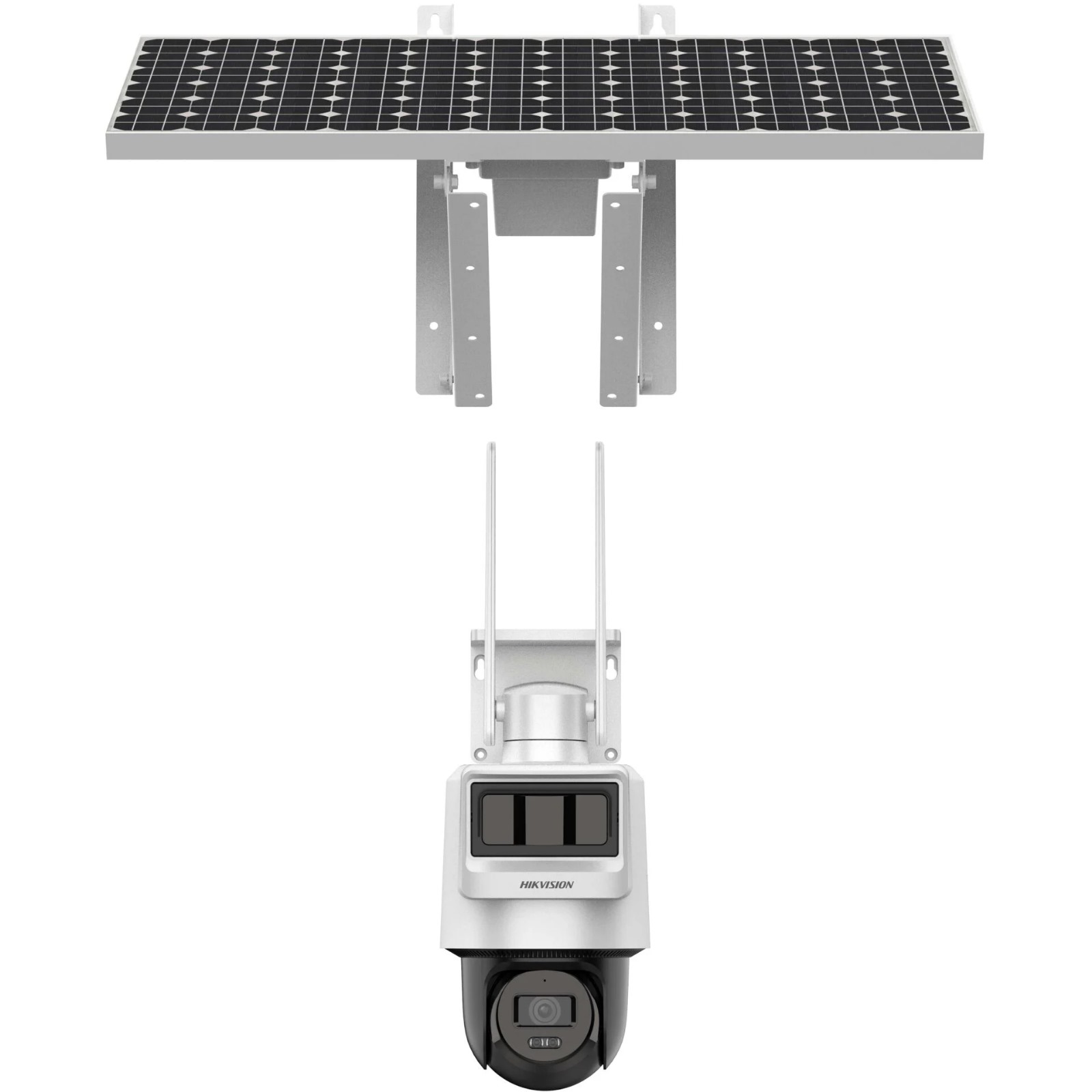 Hikvision DS-2DE2C400IWG-K/4G/C09S20 4 mp 2.8mm Dahili Ses Hoparlör IP66 PT Dome Solar IP Kamera