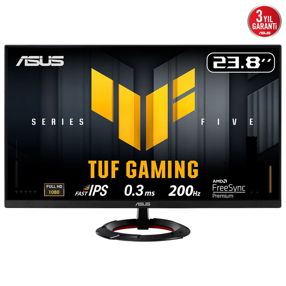 Asus Tuf Gaming VG249Q5R 23.8’’ 0.3ms 200Hz HDMI/DP Vesa Ips Led Gaming Monitör