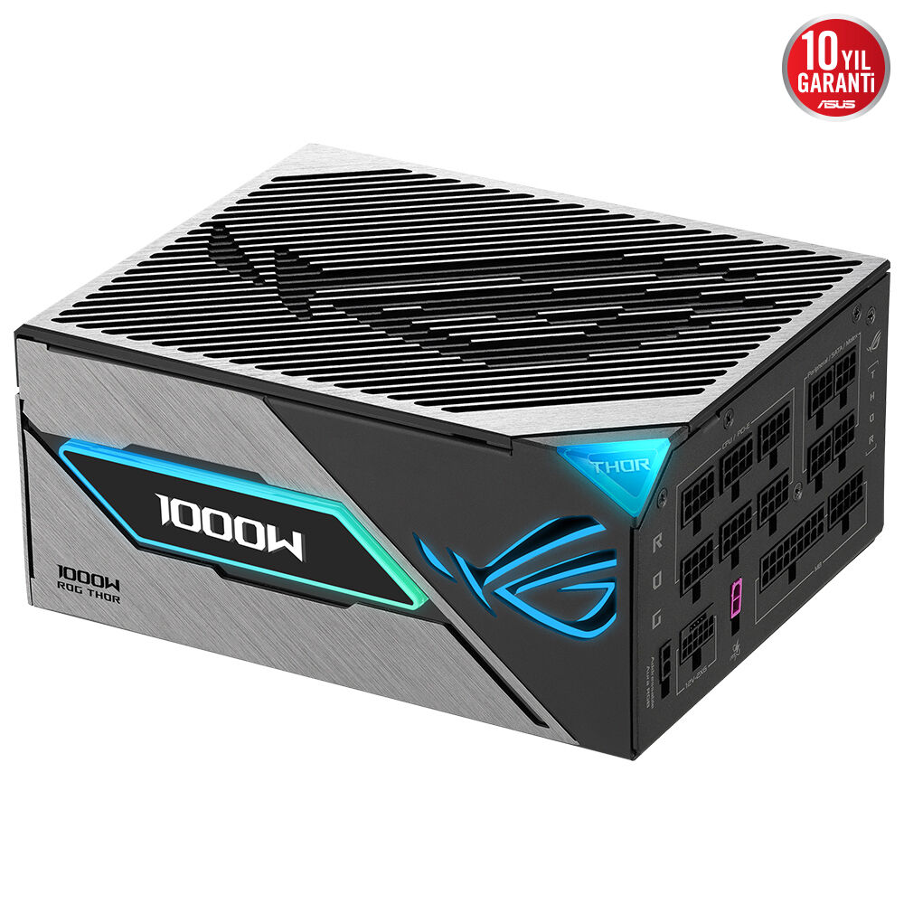 Asus ROG-THOR-1000P3 1000W 80+ Platinum Manyetik Oled Ekran Power Supply PCI-E 5.0