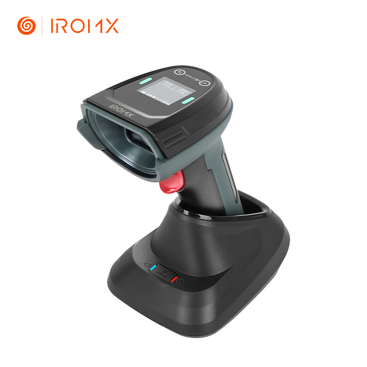 Iromx WL10102BS TFT Screen 1D/2D Kablosuz Barkod Okuyucu
